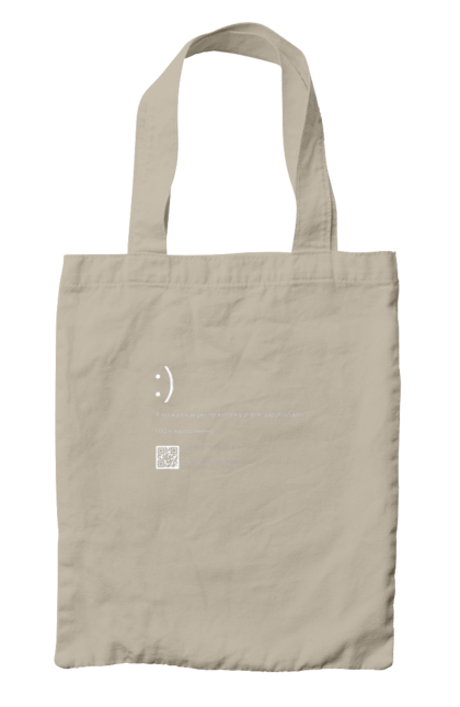 Сумка з принтом "Я натиснув якусь кнопку і все запрацювало". Angular, c, css, html, it, javascript, jquery, php, python, react, svelt, vue, айтишник, айті, гумор, код, кодувати, прогер, програміст, програмісти, ти ж, ти ж програміст, тиж програміст. 2070702