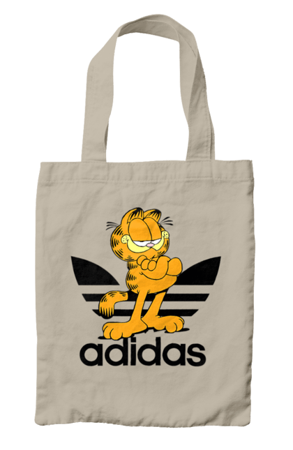 Сумка з принтом "Adidas Гарфілд". Adidas, garfield, адідас, гарфілд, голод, кінокомедія, кіт, комедія, фільм. 2070702