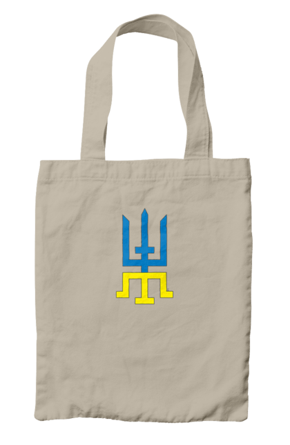 Сумка з принтом "Кримська квітка 2023.(світлий фон )". 2023, sarabeevart, квітка, крим, купити, патріотична, україна. 2070702