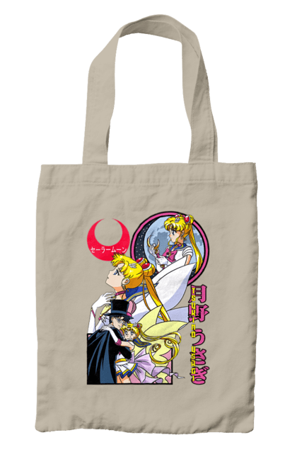 Bag with prints Sailor Moon. Anime, drama, magical girl, sailor moon, tv series, usagi tsukino. 2070702