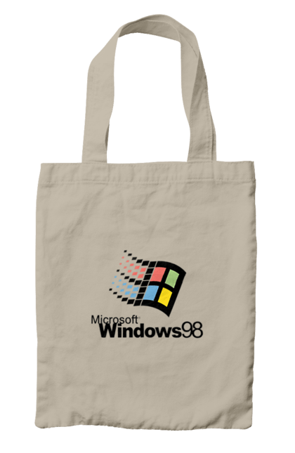 Сумка з принтом "Windows98". Angular, c, css, html, it, javascript, jquery, php, python, react, svelt, vue, айтишник, айті, гумор, код, кодувати, прогер, програміст, програмісти, ти ж, ти ж програміст, тиж програміст. 2070702