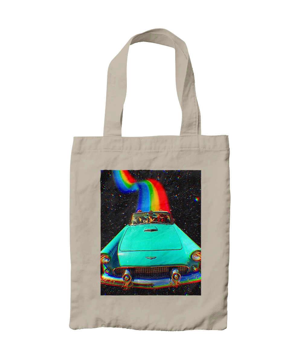 Picture, a car in space