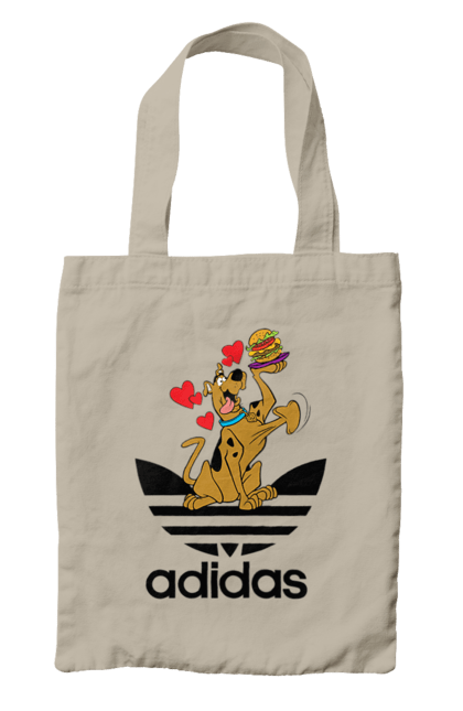 Сумка з принтом "Adidas Скубі Ду". Adidas, scooby doo, scooby-doo, адідас, мультсеріал, серіал, скубі ду, скубі-ду, собака. 2070702