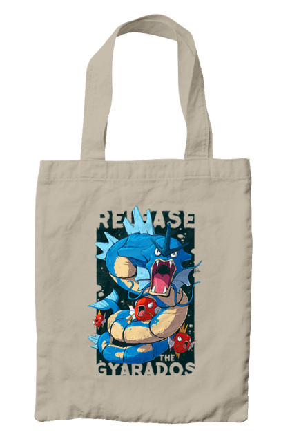 Bag with prints Pokemon Gyarados. Anime, games, gyarados, nintendo, pokemon, pokemon go. 2070702