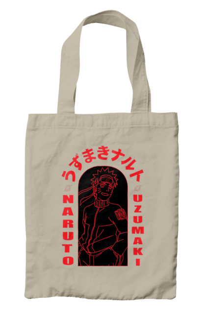 Bag with prints Naruto. Anime, character, manga, naruto, ninja, tv series. 2070702