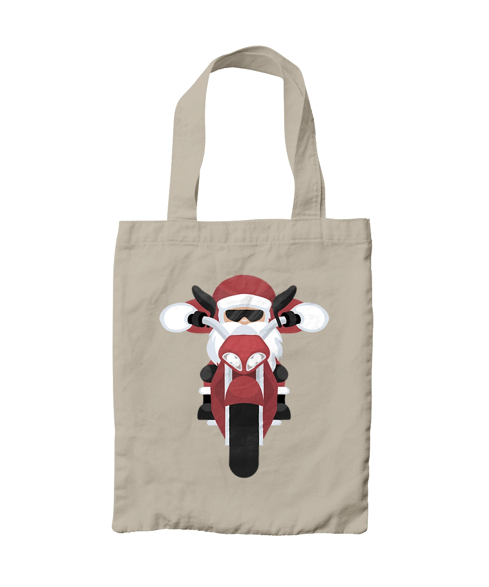 Санта на мотоцикле