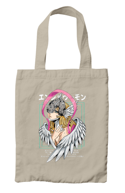 Bag with prints Digimon Angewomon. Angewomon, bandai, digimon, digital monsters, media franchise, virtual pets. 2070702