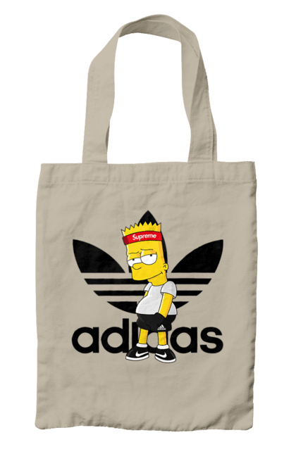 Сумка с принтом Adidas Барт. Adidas, bart, адидас, барт, симпсон. 2070702