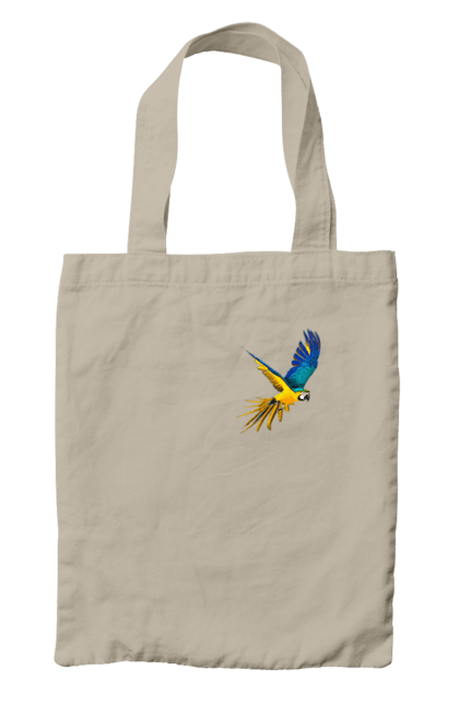 Сумка з принтом "Папуга українець". Екзотика, папуга, патріот, пташка, символіка, україна. 2070702