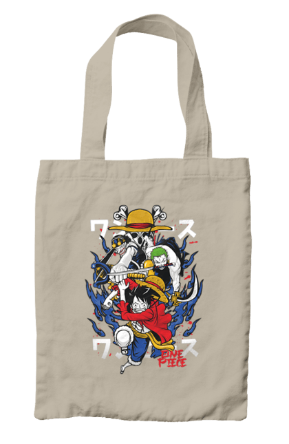 Bag with prints One Piece Luffy. Anime, luffy, manga, monkey de luffy, one piece, pirates. 2070702