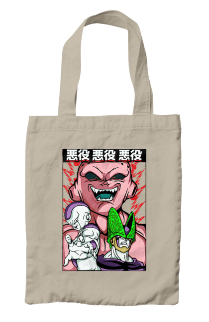 Bag with prints Dragon Ball Majin Buu. Anime, antagonist, dragon ball, majin buu, manga, tv series. 2070702