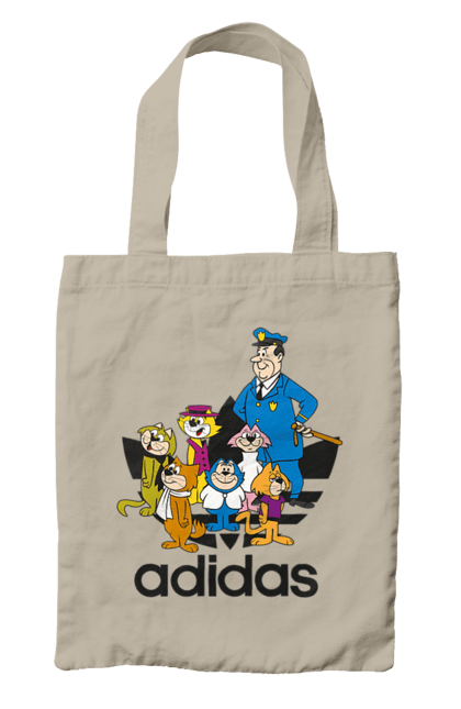 Сумка с принтом Adidas Top Cat. Adidas, top cat, адидас, кот, коты, мульт, мультсериал. 2070702