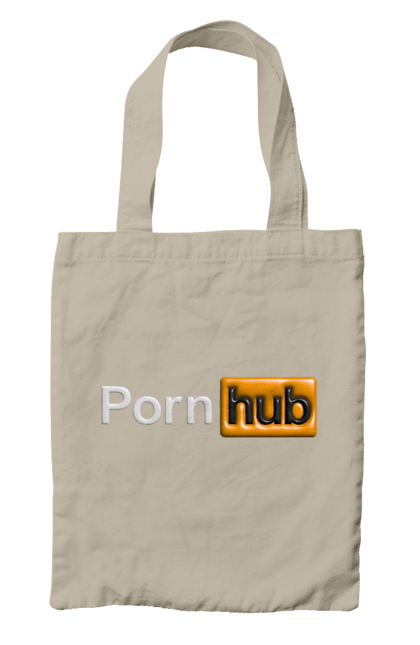 Сумка з принтом "Порно Хаб". Гумор, логотип порнохаб, молодіжна, порно хаб, порнхаб. 2070702