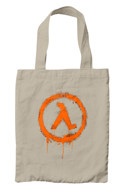 Сумка з принтом "Half Life". Half life, playstation, sega, sierra studios, геймер, гра, етап, комп`ютерна гра, мережева гра, місія, пройшов, рубилово, сюжет. 2070702