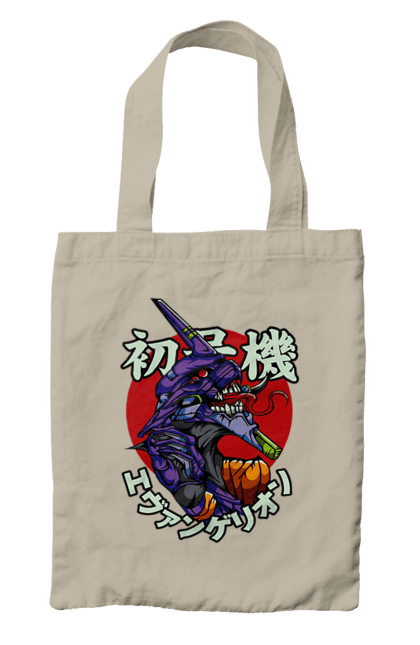 Bag with prints Evangelion. Angel, anime, eva 01, evangelion, manga, neon genesis evangelion, shinji. 2070702