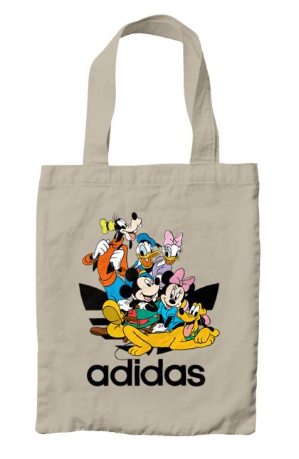 Сумка с принтом Adidas Микки Маус. Adidas, mickey mouse, адидас, дисней, микки, микки маус, мультфильм. 2070702