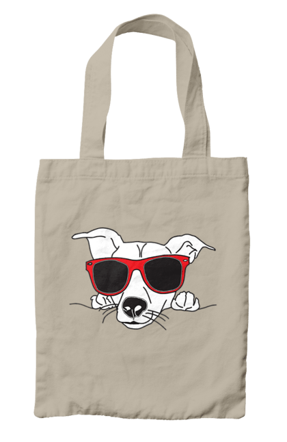 Сумка з принтом "Собака Визирає". Визирати, окуляри, собака. 2070702