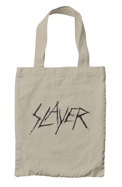 Сумка с принтом Slayer. Slayer, грув-метал, група, метал група, музыка, ню-метал, спид-метал, трэш-метал, череп. 2070702