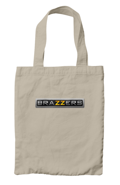 Сумка з принтом "Brazzers". Бразерс, браззерс, порно хаб, порнохаб. CustomPrint.market