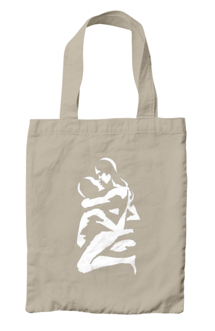 Bag with prints White Bodies. Body, circuit, female, man. 2070702