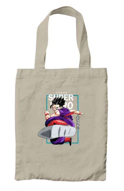 Сумка з принтом "Перли дракона Гохан". Anime, dragon ball, dragon ball superhero, gohan, manga, son gohan, аніме, гохан, манга. 2070702