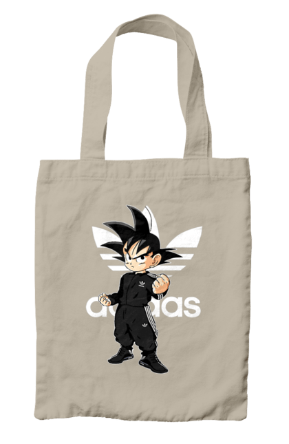 Bag with prints Adidas Son Goku. Adidas, anime, dragon ball, goku, manga, son goku, tv series. 2070702