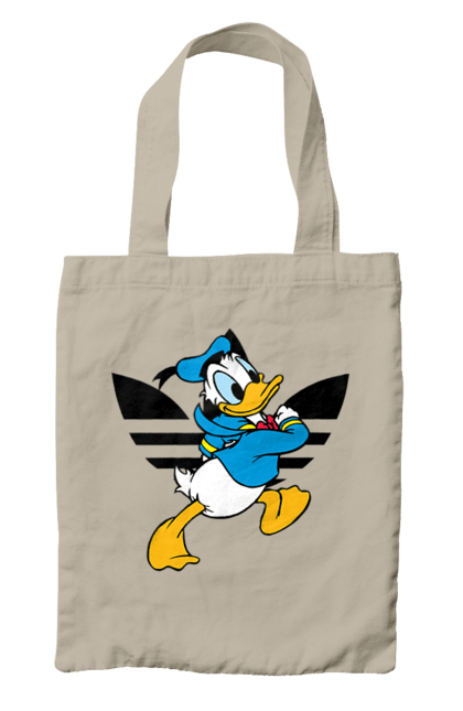 Сумка с принтом Adidas Дональд Дак. Adidas, daisy duck, donald duck, адидас, дейзи дак, дональд дак, мультсериал, мультфильм. 2070702