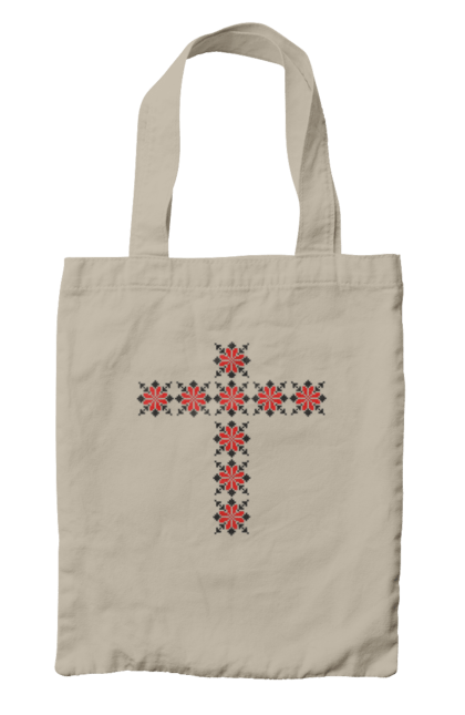 Сумка з принтом "Хрес з візерунків". Вишиванка, вишивка, візерунок, вітчизна, крест, народність, україна. 2070702