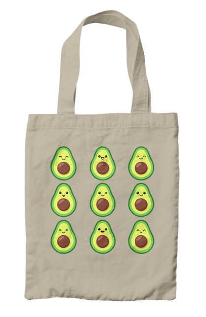 Сумка з принтом "Настрій Авокадо". Авокадо, емоції, їжа. 2070702