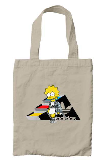 Сумка з принтом "Adidas Ліса". Adidas, lisa, simpson, адідас, ліса, ліса сімпсон, мультсеріал, персонаж, серіал, сімпсон. 2070702