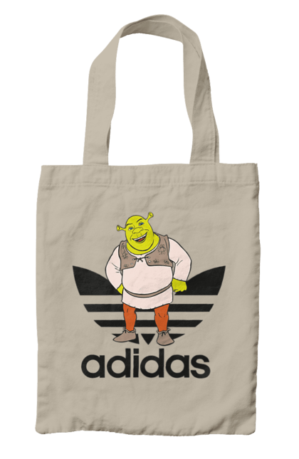 Сумка с принтом Adidas Шрек. Adidas, shrek, адидас, мульт, мультфільм, огр, шрек. 2070702