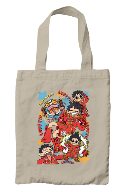 Bag with prints One Piece Luffy. Anime, luffy, manga, monkey de luffy, one piece, pirates. 2070702