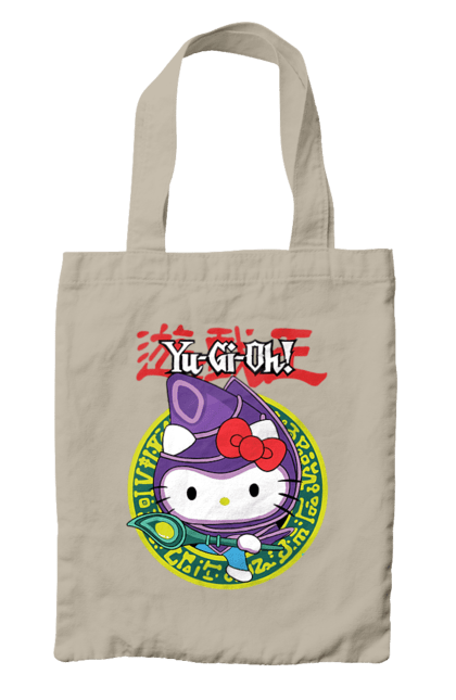 Bag with prints Yu Gi Oh! Hello Kitty. Brand, cat, character, hello kitty, kitten, yu gi oh, yugio. 2070702