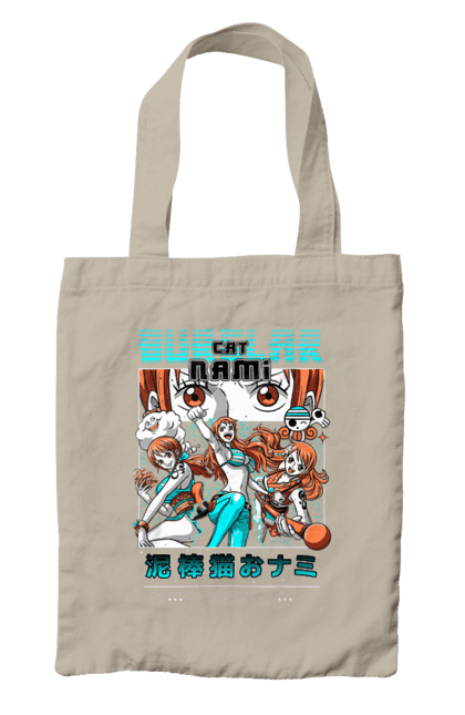 Bag with prints One Piece Nami. Anime, cat burglar, manga, nami, one piece, straw hat pirates. 2070702