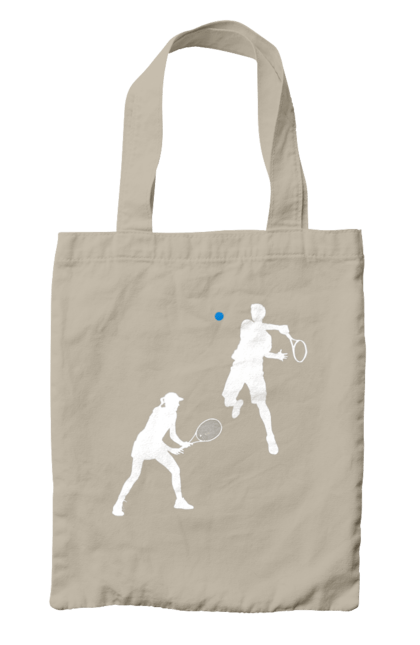 Сумка з принтом "Теніс". Великий теніс, гравці, грунт, м`яч, призовий фонд, ракетка, спонсор, турнір на ґрунті, турнірна сітка, хард. 2070702