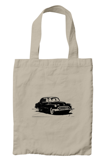 Сумка з принтом "Авто.6". Авто, графіка, малюнок, ретро авто, чорно-білий. 2070702