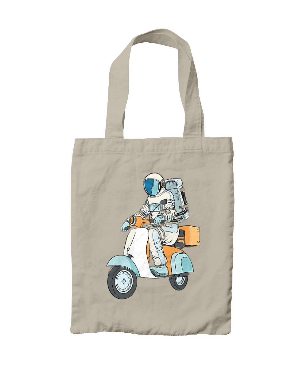 Astronaut on a motorcycle