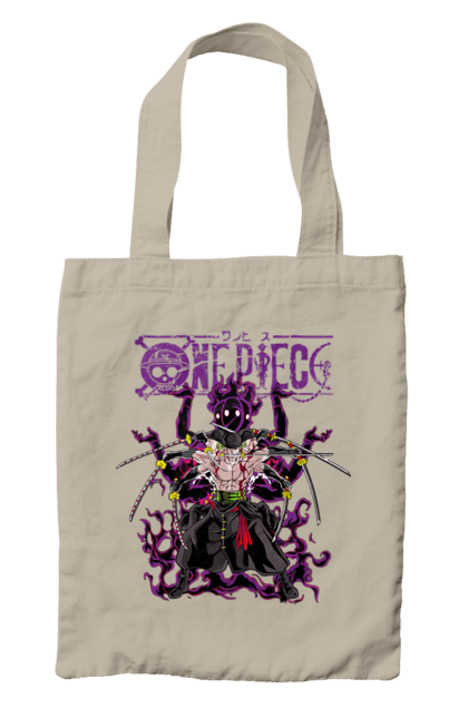 Bag with prints One Piece Zoro. Anime, manga, one piece, roronoa zoro, straw hat pirates, swordsman, zoro. 2070702