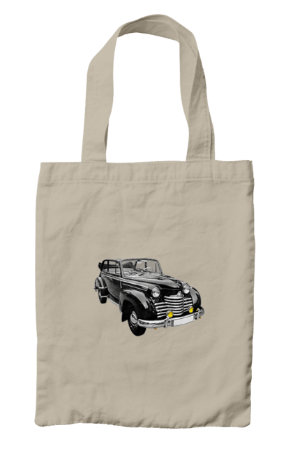 Сумка з принтом "Авто.5". Авто, професійне фото, ретро авто, фото, чорний колір. 2070702