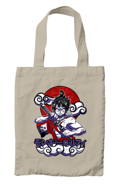 Bag with prints One Piece Luffy. Anime, luffy, manga, monkey de luffy, one piece, pirates. 2070702