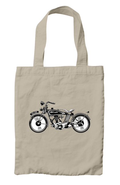 Сумка з принтом "Мотоцикл Ретро". Мото, мотоцикл, ретро. 2070702
