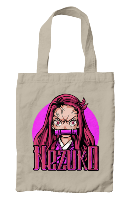 Сумка з принтом "Винищувач Демонів Незуко". Demon slayer, kimetsu no yaiba, nezuko, аніме, винищувач демонів, манга, незуко, серіал. 2070702