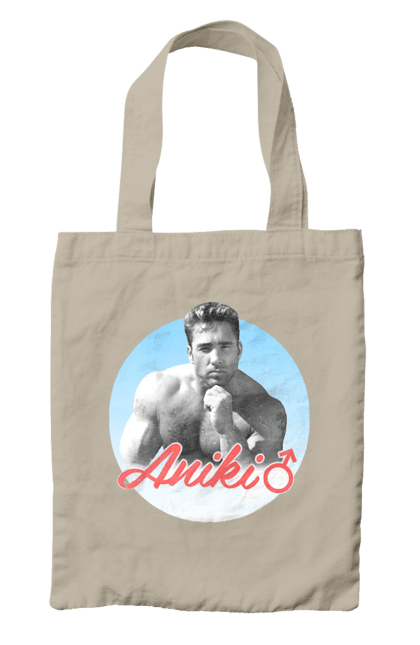 Сумка з принтом "Біллі Херрінгтон". Аніки, біллі, біллі херрінгтон, гачі, гачімучі, гумор, прикольна, херрінгтон. 2070702