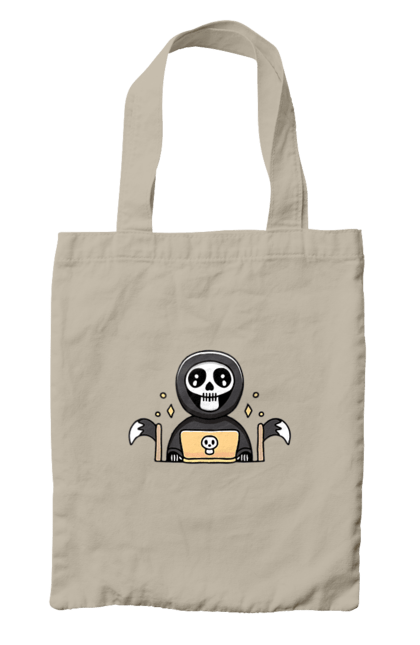 Сумка з принтом "Темний розробник програміст". Brain, geek, linux, php, ай ти, ай ті, баг, геймер, гік, гра в кальмара, де баг, код, лаптоп, лінукс, пранк, програміст, розробник, смерть, сміх, смішне, ютер. 2070702