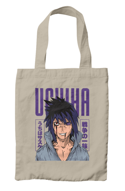 Bag with prints Naruto Sasuke Uchiha. Anime, manga, naruto, sasuke, sasuke uchiha, team 7, team number 7, uchiha. 2070702