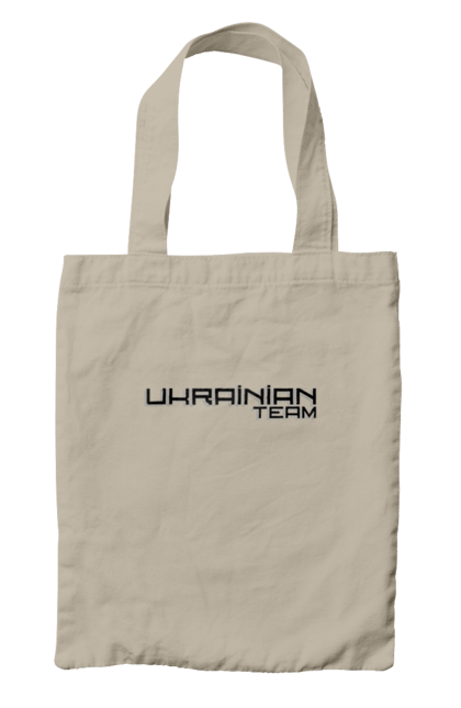 Сумка з принтом "Команда україни". Написи, патріотам, патріотичні написи, прикольні написи, українська команда. 2070702
