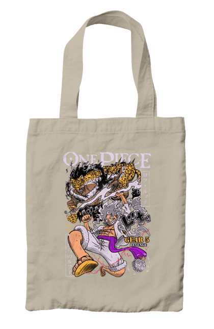 Bag with prints One Piece Rob Lucci and Luffy. Anime, lucci, luffy, manga, monkey de luffy, one piece, pirates, rob lucci. 2070702