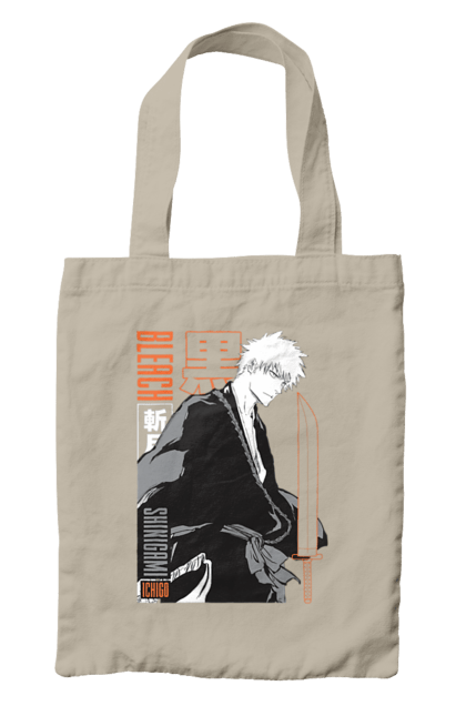 Сумка с принтом Блич Ичиго Куросаки. Anime, bleach, ichigo kurosaki, manga, аниме, блич, ичиго, ичиго куросаки, манга. 2070702