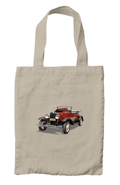 Сумка з принтом "Авто.4". Авто, професійне фото, ретро авто, фото, червона гамма барв. 2070702