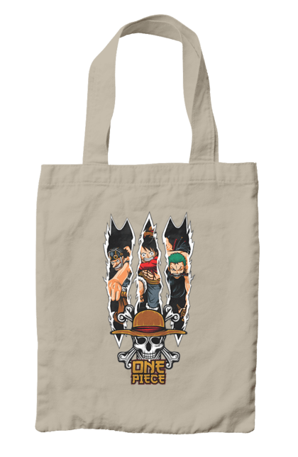 Bag with prints One Piece Luffy. Anime, luffy, manga, monkey de luffy, one piece, pirates. 2070702